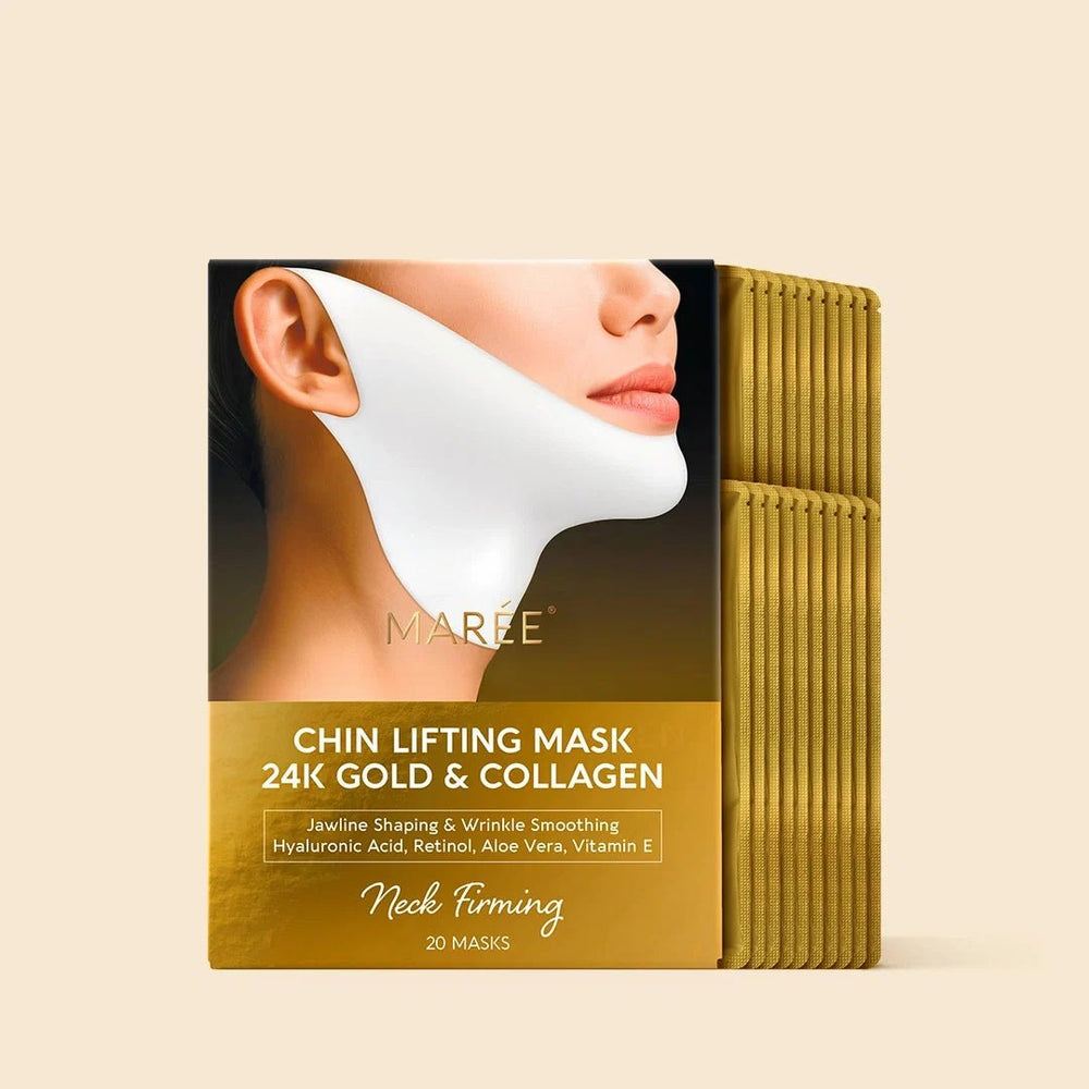 24K Gold Sculpting Jawline Masks — 20 Pack - OndulOfficial