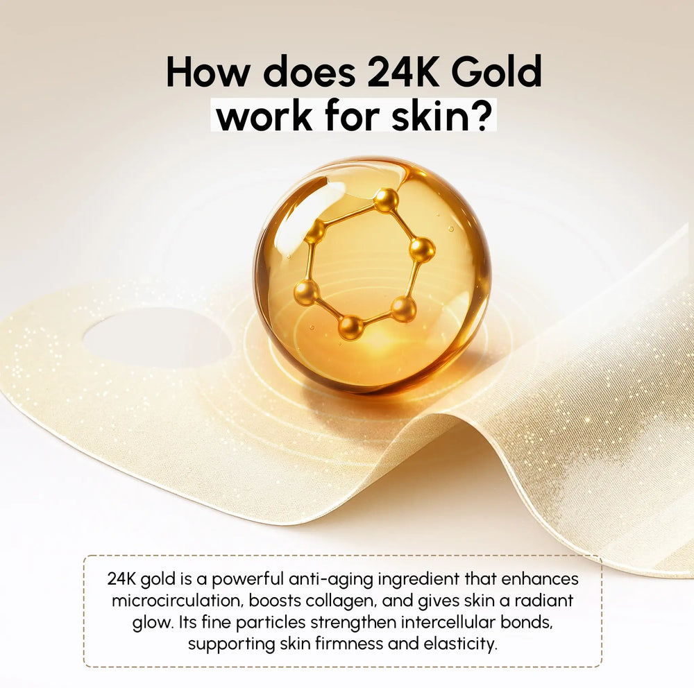 24K Gold Sculpting Jawline Masks — 20 Pack